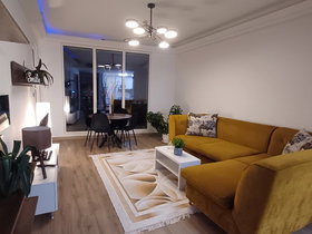 Üsküp Aerodrom Reonski Centar, 2 Oda, 52 m² Yeni Lüks Eşyalı Apartman Dairesi - Aylık Kiralık