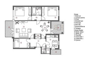 Skopje Centar, 4 Rooms, 100 m² Furnished Apartment - For Sale | Photo 10