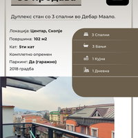 Üsküp Merkez: 4 oda 102 m² Yeni Lüks Eşyalı Apartman Dairesi - Satılık