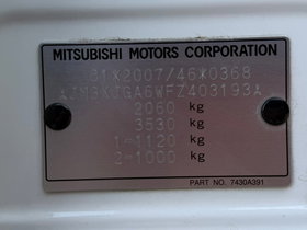 2015 Model Mitsubishi ASX Diesel Manual Transmission SUV - Crossover 177,000 km - For Sale | Photo 20