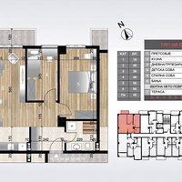 Üsküp Kisela Voda Satılık Daire – 3 oda 63 m² 106.470 € | 24.04.2026 | Fotoğraf 2