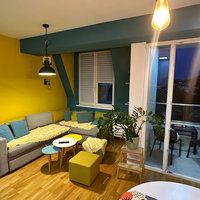 Shkup Karposh: 2 dhoma 45 m² Mobilim Luksoz Apartament - Qira Mujore