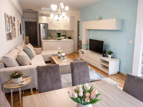 Üsküp Merkez, 3 Oda, 70 m² Yeni Lüks Eşyalı Apartman Dairesi - Kiralık