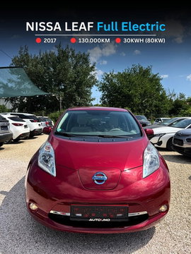 2017 Model Nissan Leaf Electric Automatic Transmission Hatchback 130,000 km - For Sale | Photo 1