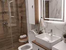 Üsküp Merkez Dolno Vodno, 3 Oda, 60 m² Yeni Lüks Eşyalı Apartman Dairesi - Satılık | Fotoğraf 13