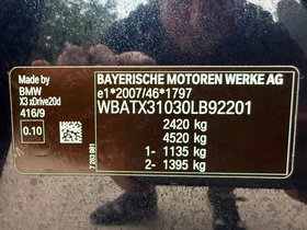 2019 Model BMW X3 Dizel Transmision Automatik SUV - Crossover 227.000 km - Në Shitje | Foto 2