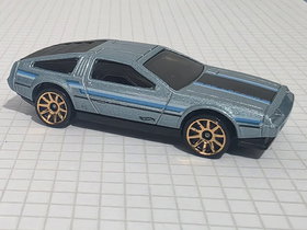 Метален автомобил играчка Hot Wheels R0931 DMC DeLorean | Фотографија 2