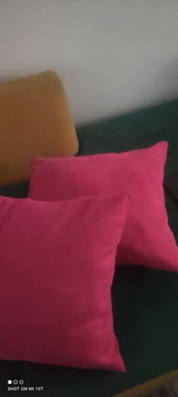 Pink Square Decorative Cushion | Photo 1