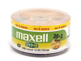 Maxwell DVD-R 4.7GB 16X 30+3 pcs box | Photo 2