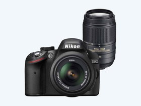 Nikon DSLR D3200 camera + 18-55mm VR + 55-300mm VR