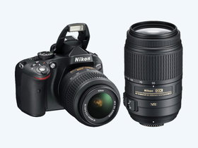 Nikon DSLR D5100 camera + 18-55mm VR + 55-300mm VR