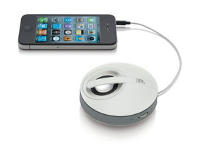 JBL OnTour Micro 3.5mm Aux Portable Speaker (White) | Photo 2