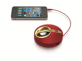 JBL OnTour Micro 3.5mm Aux Portable Speaker (Red) | Photo 2