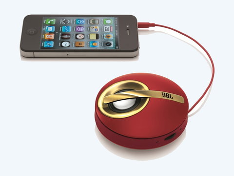 JBL OnTour Micro 3.5mm Aux Portable Speaker (Red) | Photo 1