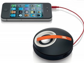 JBL OnTour Microphone 3.5mm Aux Portable Speaker (Orange) | Photo 2