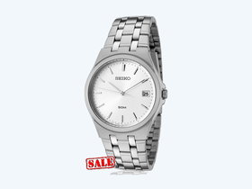 Seiko SGEF11P1 Stainless Steel White Dial Mens Watch
