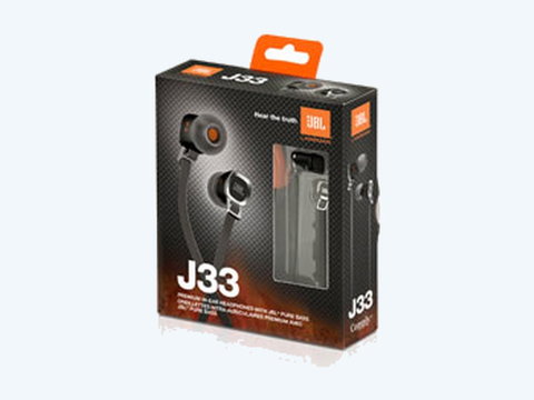 JBL J33 in-ear headphones - J33 BLK | Photo 1