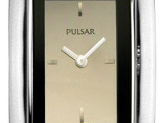 PULSAR Women’s Mirror Dial White Leather Watch | Photo 2
