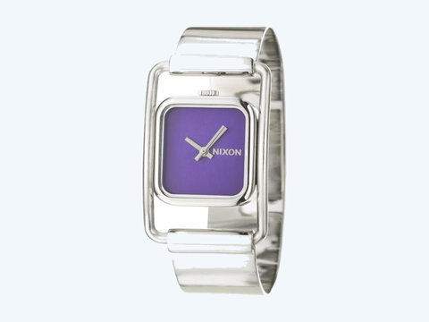 Nixon A238-390 The Dynasty Purple Dial Stainless Steel Womens Watch | Photo 1