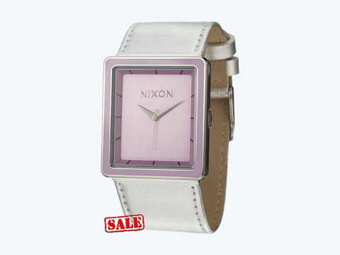 Nixon A304-718 The Portrait Pink Dial Leather Women’s Watch | Photo 1