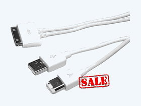 APPLE iPod Dock Connector to FireWire + USB 2.0 Cable