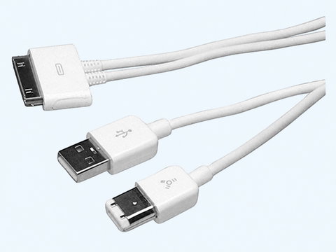 APPLE iPod Dock Connector to FireWire + USB 2.0 Cable | Photo 1