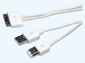APPLE iPod Dock Connector to FireWire + USB 2.0 Cable