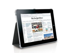 Macally BookStand Protective Suede Case and Stand for iPad | Photo 3