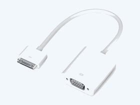 Apple iPad Dock Connector to VGA Adapter