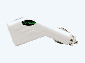 CrazyOnDigital USB Auto Car Charger for iPad (White) - Bulk