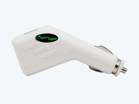 CrazyOnDigital USB Auto Car Charger for iPad (White) - Bulk