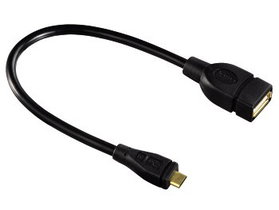 Hama USB 2.0 Adapter Cable, micro B plug - A socket | Photo 2