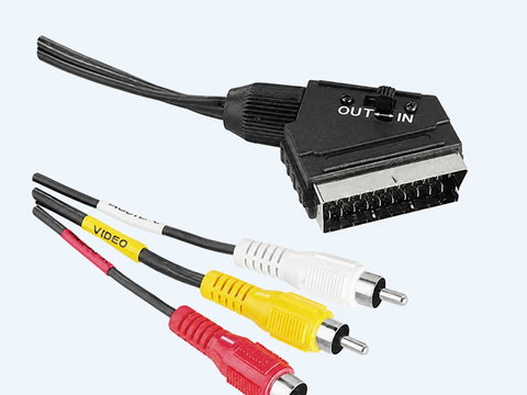 Hama Video Connecting Cable Scart Male Plug - 3 RCA Male Plugs | Photo 1