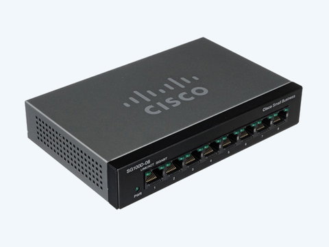 SG100D-08 8-Port Small Business Gigabit Desktop Switch | Photo 1