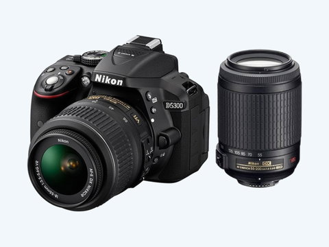 Nikon D5300 DSLR camera + 18-55mm VR + 55-200mm VR | Photo 1