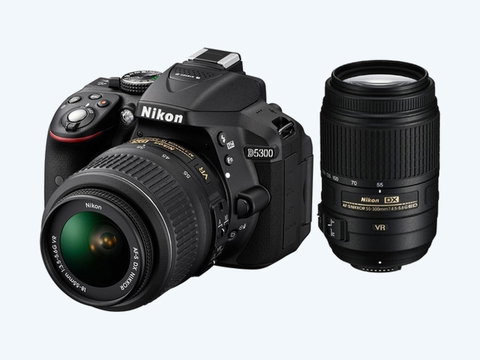 Nikon D5300 DSLR camera + 18-55mm VR + 55-300mm VR | Photo 1