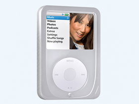 Skin eVo3 classic for iPod classic - TRANSPARENT WHITE