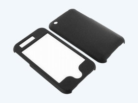 iPhone 3G ONLY Rubberized Hard Plastic Case Cover Black