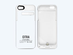 Citra 2200mAh Battery Case Power Bank for iPhone 5/5S - White