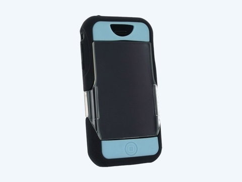 iSkin Revo case for iPhone - Black/Light Blue | Photo 1