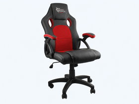 White Shark Kings Throne gaming chair - Black/red