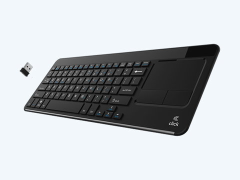 Click KL3W Touchpad wireless keyboard - Black | Photo 1
