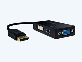 LogiLink 4K DisplayPort to DVI/HDMI/VGA Converter