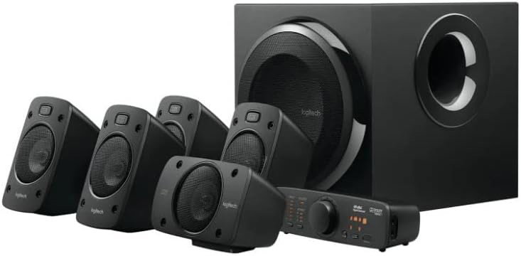 Logitech Z906 5.1 Surround Sound Speaker System - THX, Dolby Digital and DTS Digital Certified