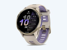 GARMIN Forerunner 970 smartwatch - Soft Gold Titanium French