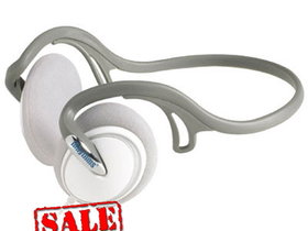 CYBER ACOUSTICS IRHYTHMS A-9500 NECKBAND HEADPHONES | Photo 2