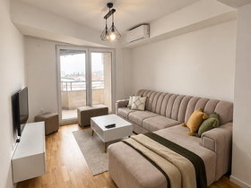 Скопје Центар, 2 Соби, 50 m² Наместен Стан - За Изнајмување