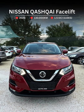 2020 Модел Nissan Qashqai Дизел Рачен Менувач SUV - Кросовер 130.000 км - На Продажба | Фотографија 1