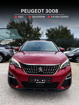 2017 Модел Peugeot 3008 Дизел Автоматски Менувач SUV - Кросовер 150.000 км - На Продажба | Фотографија 1