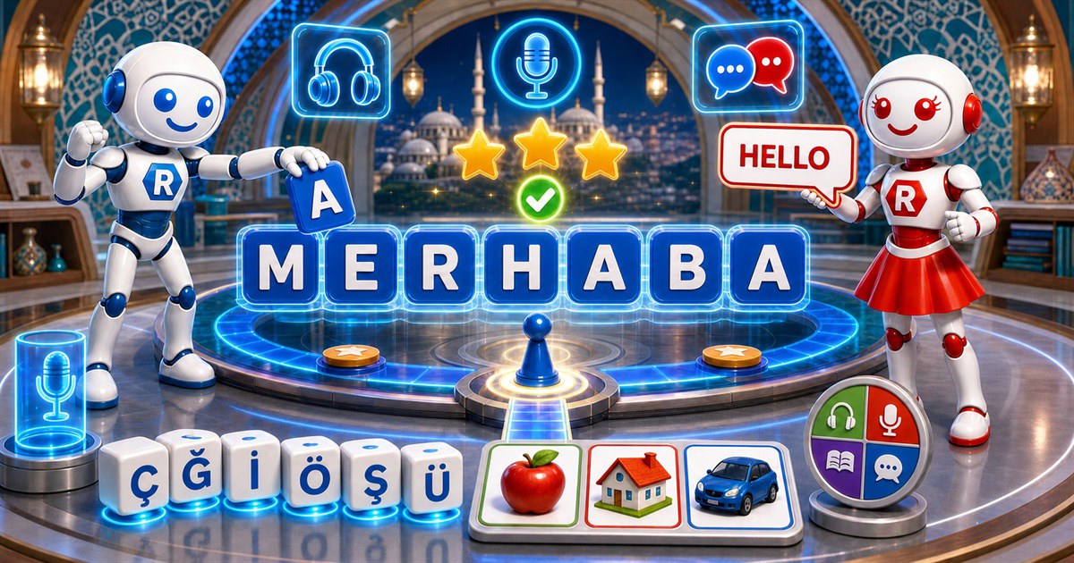 Users learning Turkish with the ReBALKAN word game